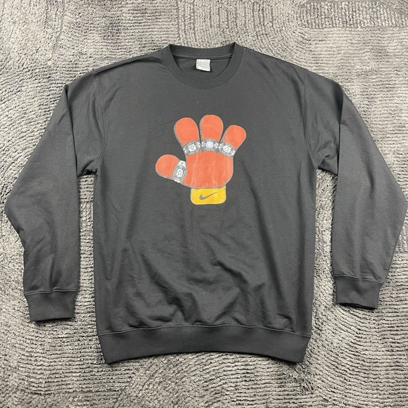 Nike Kobe Bryant 4 Rings Black Crewneck Sweatshirt Men's XXL Vintage 2009 Lakers